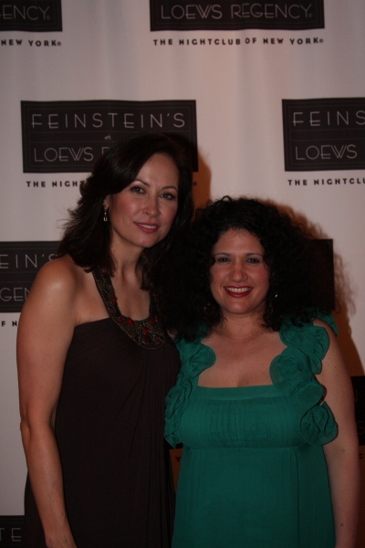 Linda Eder and Lynn Marie Squillace of Entertainment Magazine Photo