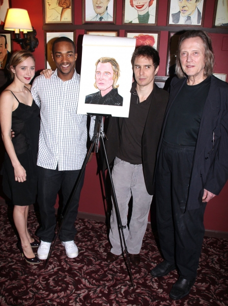 Zoe Kazan, Anthony Mackie, Sam Rockwell and Christopher Walken Photo