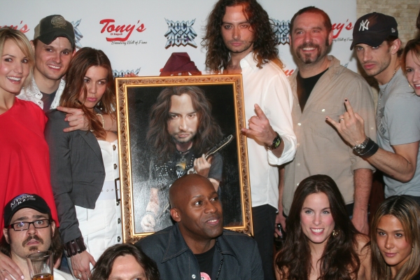 Photo Coverage: Stars Celebrate ROCK OF AGES Anniversary & Constantine Maroulis Portrait at Tony di Napoli's! Image