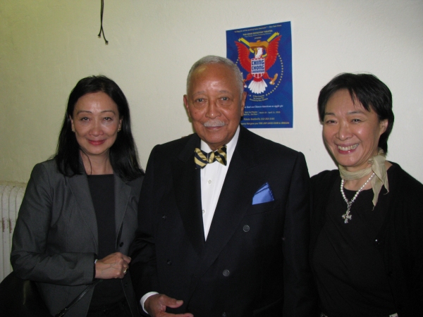 Photo Flash: Mayor David Dinkins Visits Pan Asian Rep's CHING CHONG CHINAMAN Image