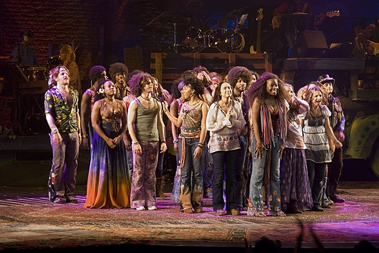 Diana DeGarmo and the cast of HAIR Photo