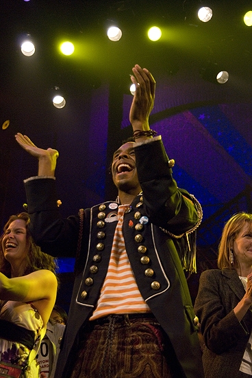 Photo Coverage: Mayor Bloomberg Takes in HAIR Image