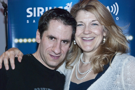 Photo Coverage: Victoria Clark and Aaron Lazar on Sirius XM Live on Broadway with Seth Rudetsky Image