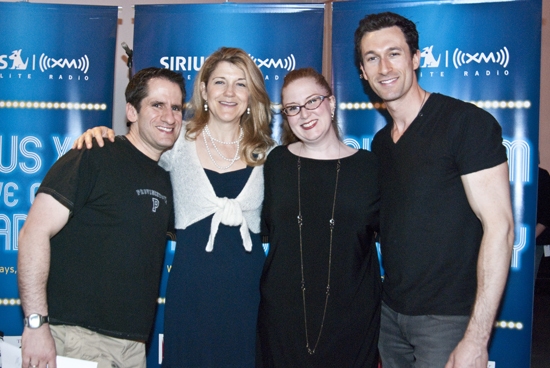 Photo Coverage: Victoria Clark and Aaron Lazar on Sirius XM Live on Broadway with Seth Rudetsky Image