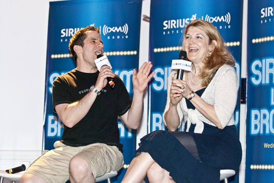 Photo Coverage: Victoria Clark and Aaron Lazar on Sirius XM Live on Broadway with Seth Rudetsky Image