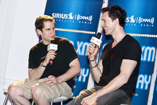 Photo Coverage: Victoria Clark and Aaron Lazar on Sirius XM Live on Broadway with Seth Rudetsky Image