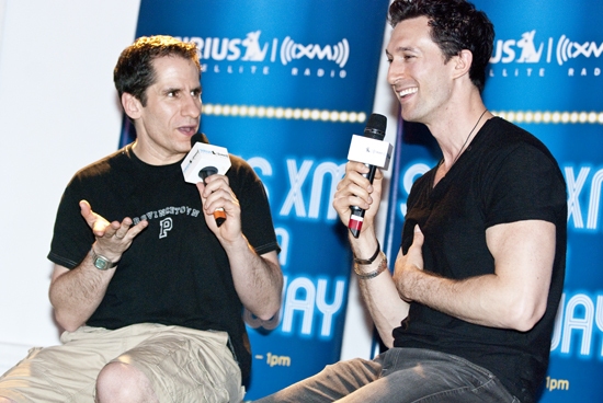 Photo Coverage: Victoria Clark and Aaron Lazar on Sirius XM Live on Broadway with Seth Rudetsky Image
