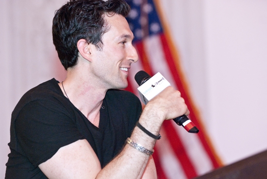 Photo Coverage: Victoria Clark and Aaron Lazar on Sirius XM Live on Broadway with Seth Rudetsky Image