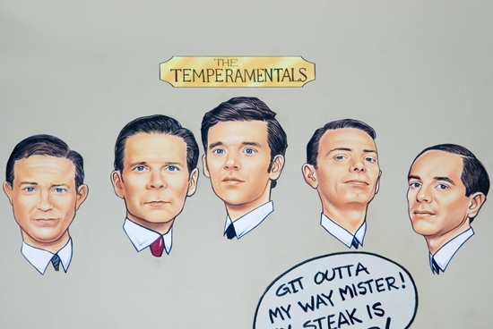 Photo Coverage: The Palm Honors THE TEMPERAMENTALS with Cast Drawing Image
