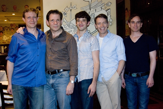 Photo Coverage: The Palm Honors THE TEMPERAMENTALS with Cast Drawing Image