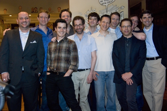 Photo Coverage: The Palm Honors THE TEMPERAMENTALS with Cast Drawing Image
