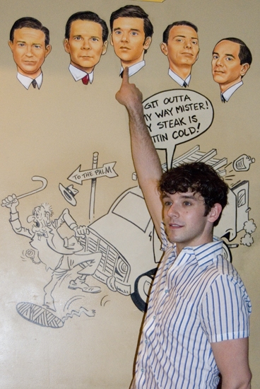 Photo Coverage: The Palm Honors THE TEMPERAMENTALS with Cast Drawing Image