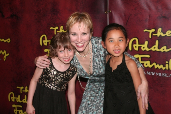 Charlotte d'Amboise with her children Shelby and Josie Photo