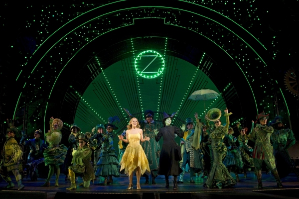 Katie Rose Clarke, Mandy Gonzalez and the WICKED Company Photo