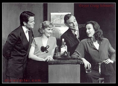 Dixie Carter in Pal Joey with Richard Byron and Elaine Stritch - Photo by Craig Schwa Photo