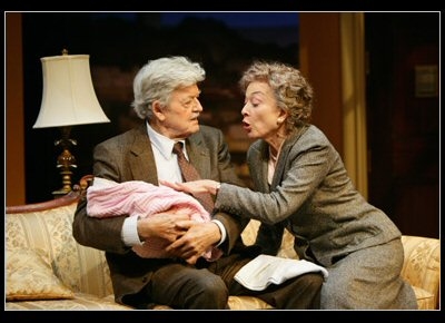Dixie Carter and Hal Halbrook in Be My Baby at Houston's Alley Theater - Photos by T. Photo