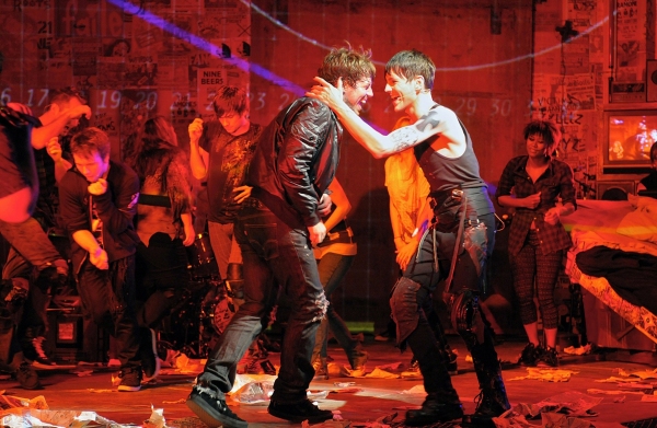 John Gallagher Jr., Tony Vincent and AMERICAN IDIOT Company 
 Photo