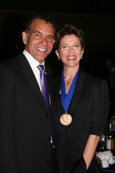 Brian Stokes Mitchell and Annette Bening Photo