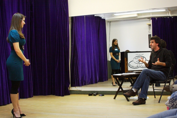 Photo Flash: Jason Robert Brown Visits Students Of Broadway Artists Alliance Image