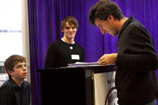 Photo Flash: Jason Robert Brown Visits Students Of Broadway Artists Alliance Image
