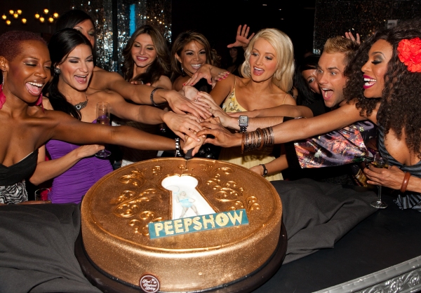 Photo Coverage: Holly Madison Celebrates PEEPSHOW'S First Anniversary in Vegas Image