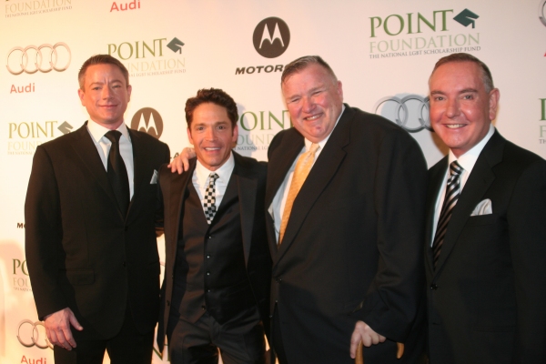 Carl Strictland, Dave Koz, David Mixner and Bruce Lindstrom Photo