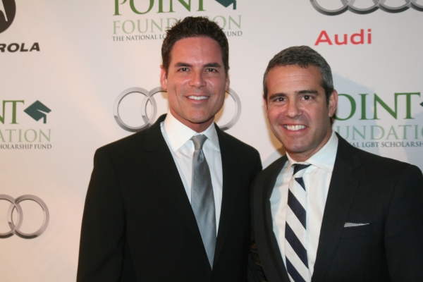 Jorge Valencia and Andy Cohen Photo