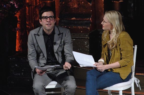 Zachary Quinto and Mamie Gummer Photo