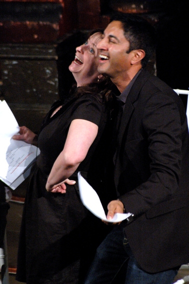 Rachel Dratch and Maulik Pancholy Photo