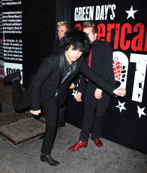 Mike Dirnt, Billie Joe Armstrong, Tre Cool of Green Day Photo