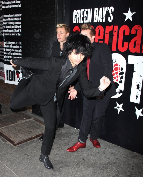 Mike Dirnt, Billie Joe Armstrong, Tre Cool of Green Day Photo