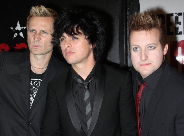 Mike Dirnt, Billie Joe Armstrong, Tre Cool of Green Day Photo