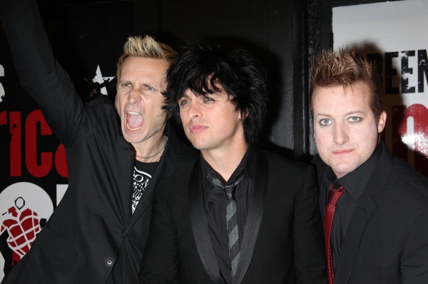 Mike Dirnt, Billie Joe Armstrong, Tre Cool of Green Day Photo