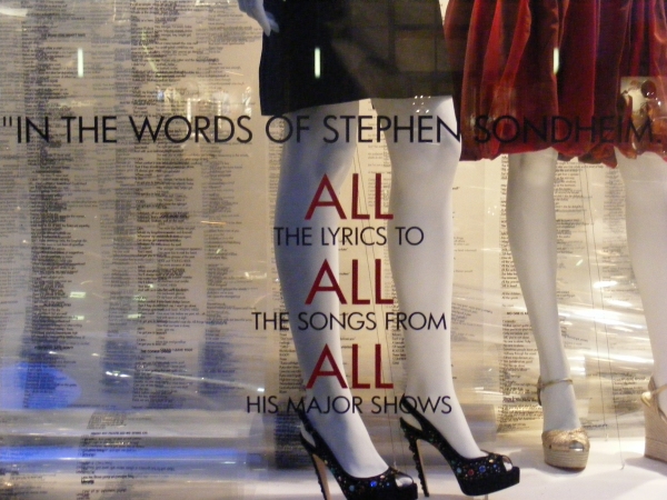 Photo Coverage: Bergdorf Goodman Honors Sondheim with Window Displays Image