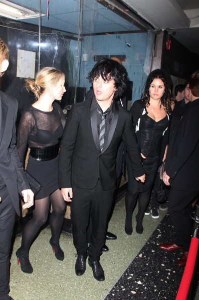 Billie Joe Armstrong and Tre Cool arriving at the party! Photo