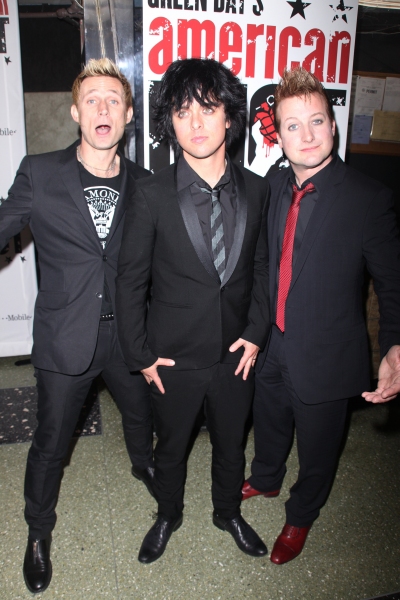 Mike Dirnt, Billie Joe Armstrong and Tre Cool Photo