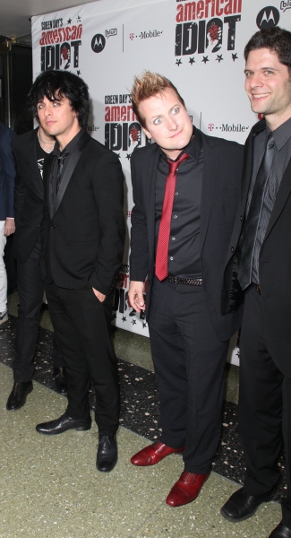 Billie Joe Armstrong and Tre Cool with Tom Kitt Photo