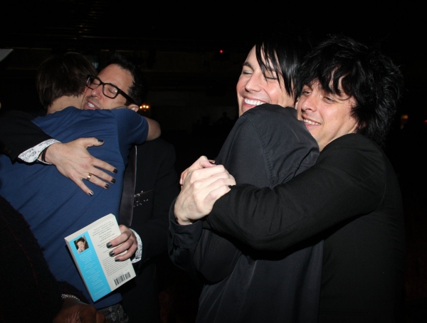 Theo Stockman, Michael Mayer, Tony Vincent and Billie Joe Armstrong Photo