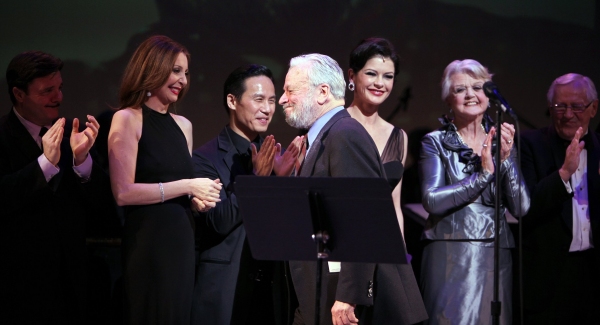 Stephen Sondheim with Donna Murphy and Tribute Cast Photo