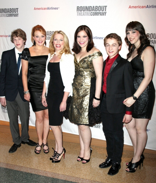 Eamon Foley, Betsy Wolfe, Sherie Rene Scot, Lindsay Mendez, Natalie Weiss & Riley Cos Photo