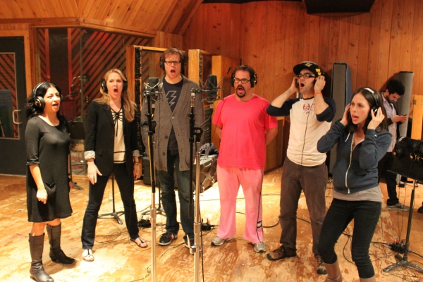 Photo Flash: Inside the BLOODY BLOODY Recording Session Image