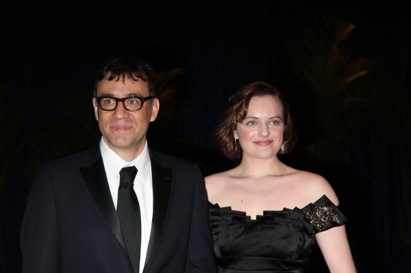 Fred Armison & Elisabeth Moss Photo