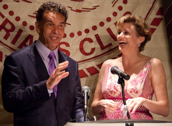 Photo Coverage: Huffman and Stokes Mitchell Announce 2010 Drama Desk Nominees Image