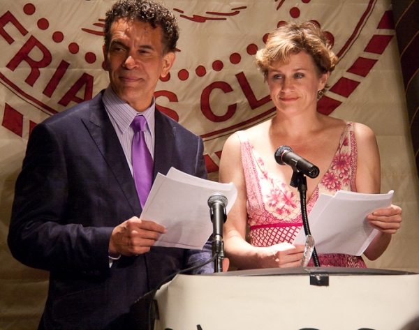 Photo Coverage: Huffman and Stokes Mitchell Announce 2010 Drama Desk Nominees Image