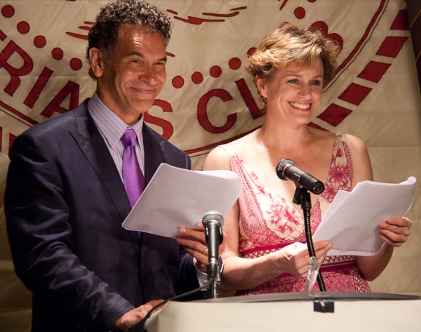 Photo Coverage: Huffman and Stokes Mitchell Announce 2010 Drama Desk Nominees Image