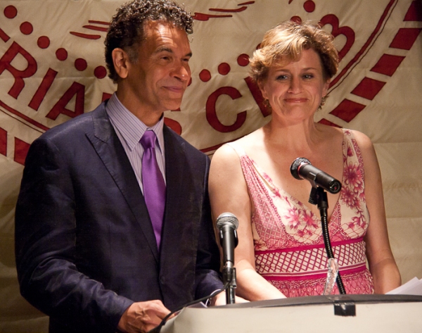 Photo Coverage: Huffman and Stokes Mitchell Announce 2010 Drama Desk Nominees Image