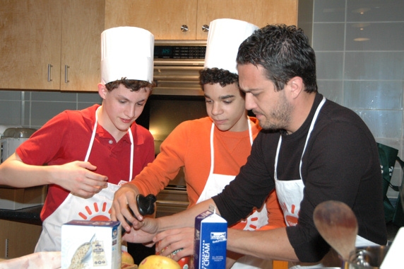 Photo Coverage: Kulish, Alvarez, & Kowalik Reunite for BILLY ELLIOT Celebrity Cook-Off Image