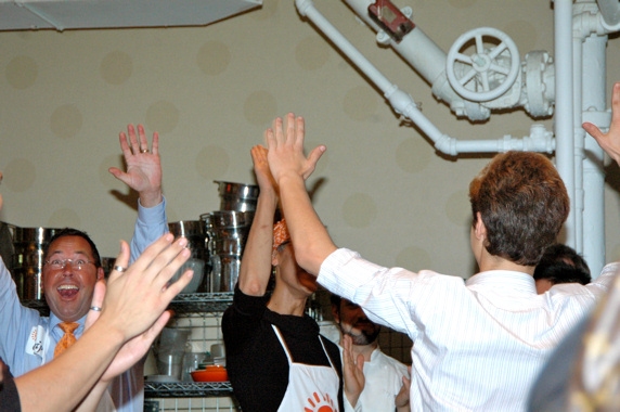 Photo Coverage: Kulish, Alvarez, & Kowalik Reunite for BILLY ELLIOT Celebrity Cook-Off Image