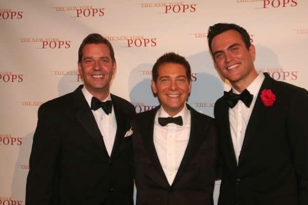 Steven Reineke, Michael Feinstein and Cheyenne Jackson Photo