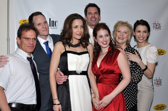 Peter Scolari,  Jimmy Ray Bennett, Andrea Grano, Rena Strober, Betty Buckley & Christ Photo